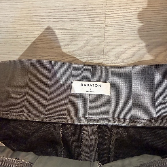 ARITIZA Babaton Power Pants High Waisted Belt Wide leg Pockets Size 6 - Picture 6 of 13